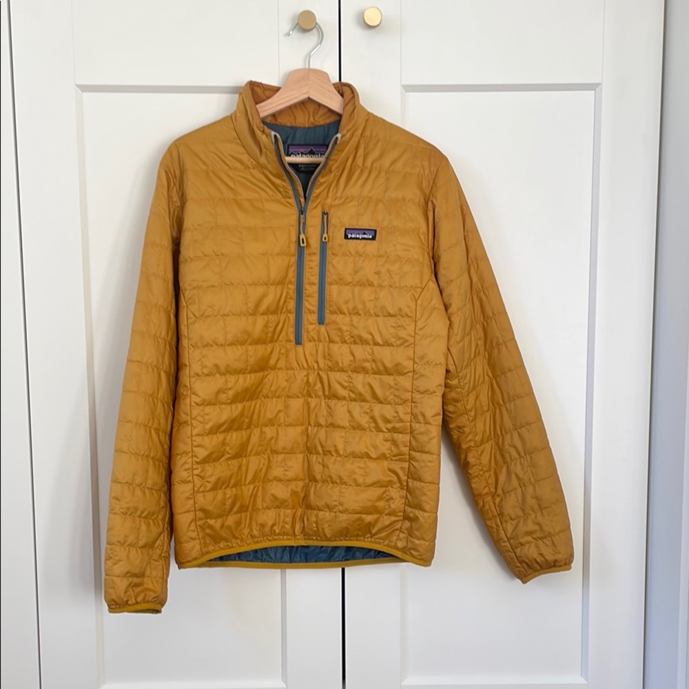 Patagonia Mustard Yellow Puffer Jacket